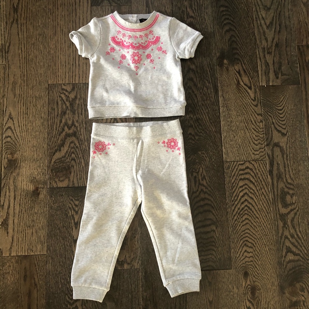 Juicy Couture Black Label toddler girl sweatsuit